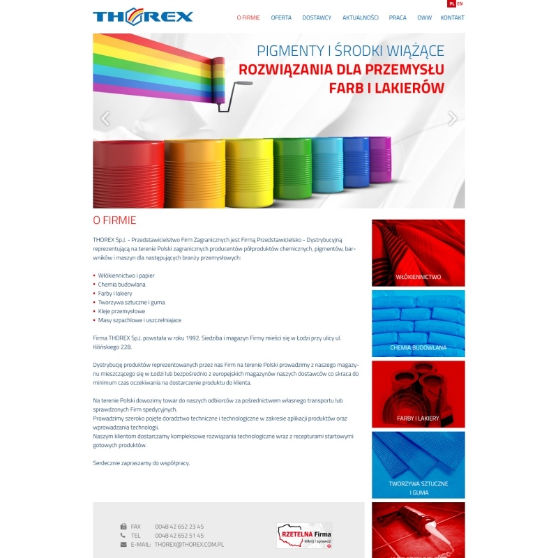 strona internetowa thorex