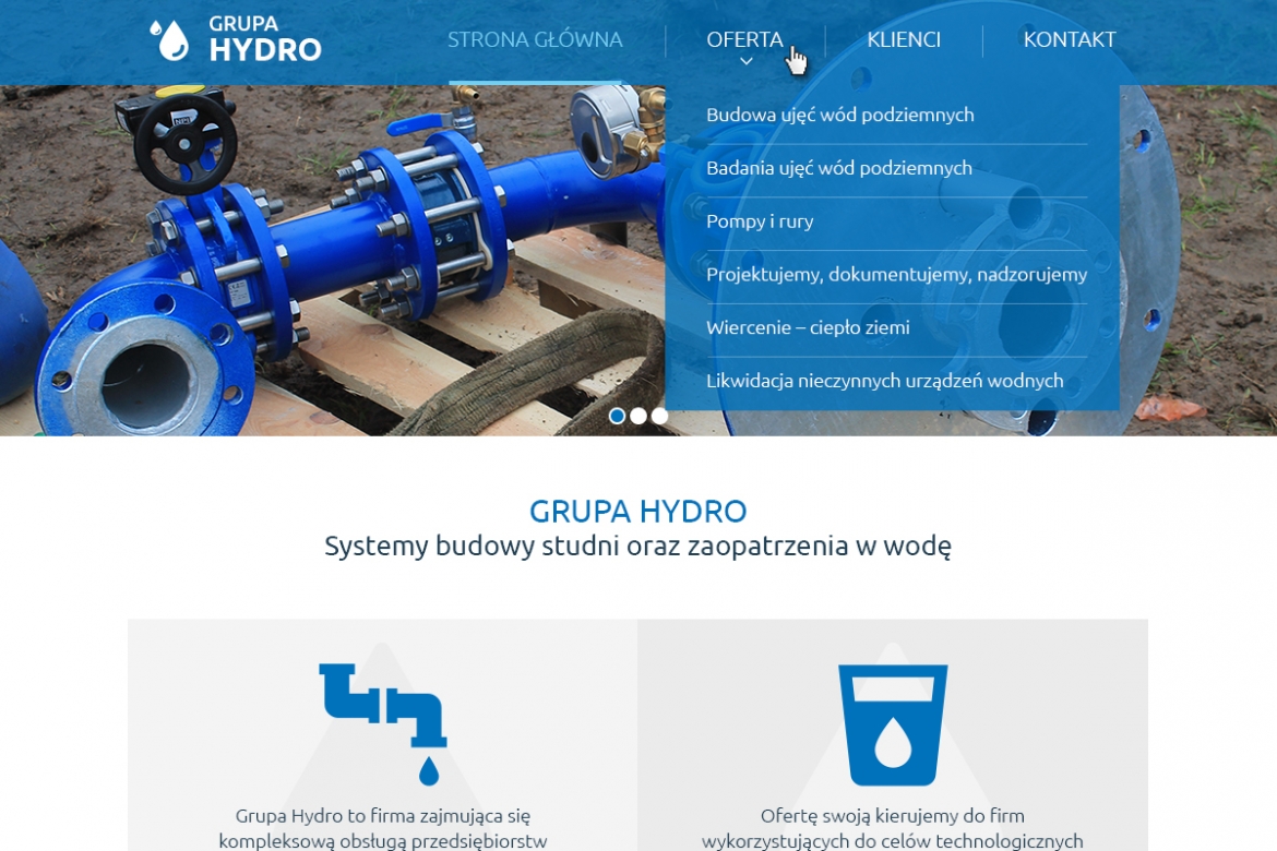 grupahydro.pl - projekt strony
