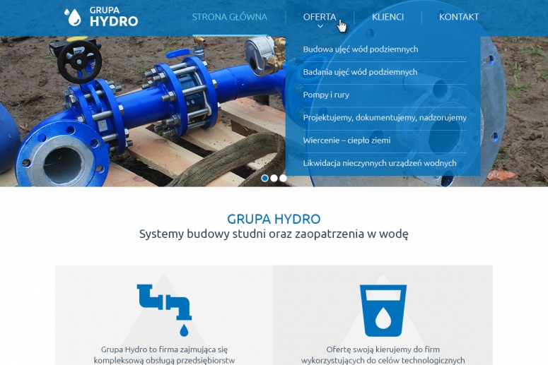 grupahydro.pl - projekt strony