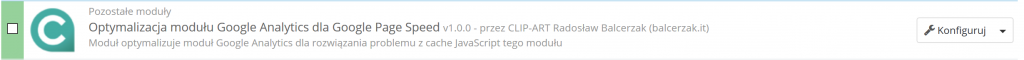 Moduł do optymalizacji sklepu Prestashop dla Google Page Speed
